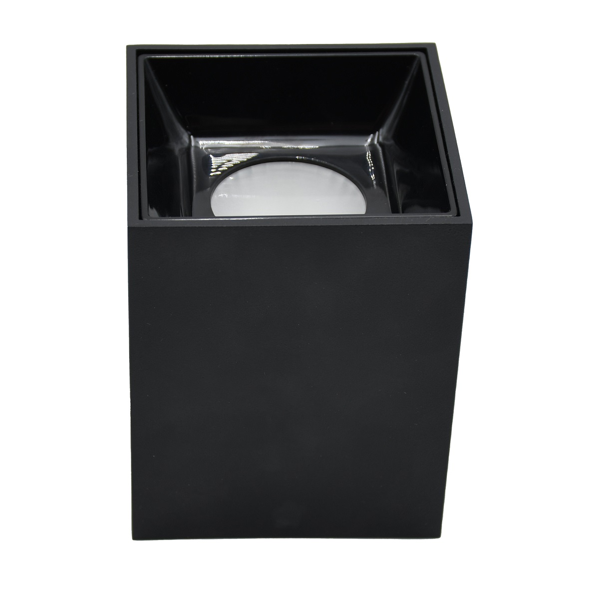 LUMIN�RIA LED SPOT HAUT QUADRADO 2700K (AMARELA) 12W 960 LUMENS PRETO FOSCO - Foto 1
