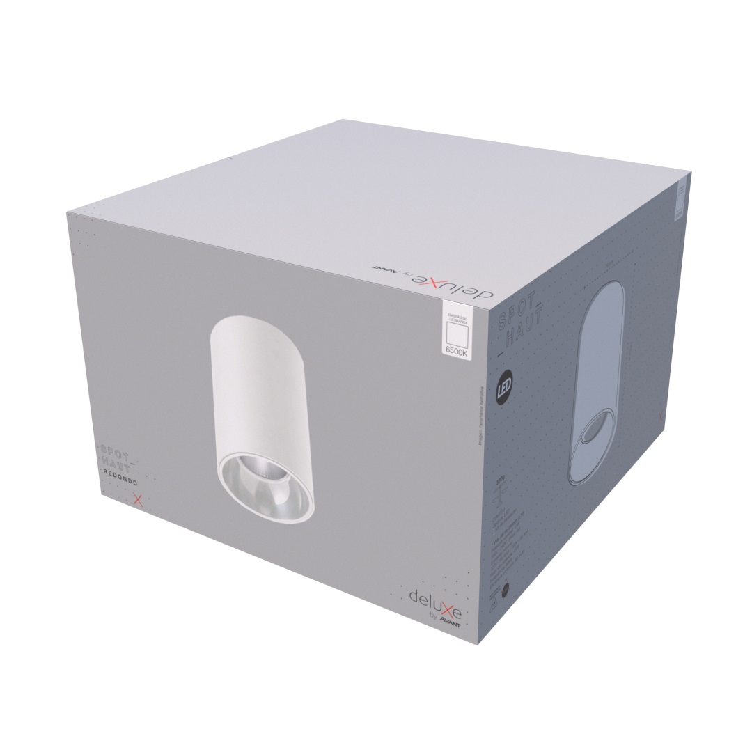 LUMINRIA LED SPOT HAUT REDONDO 6500K (BRANCA) 20W 1600 LUMENS BRANCO FOSCO - Foto 1