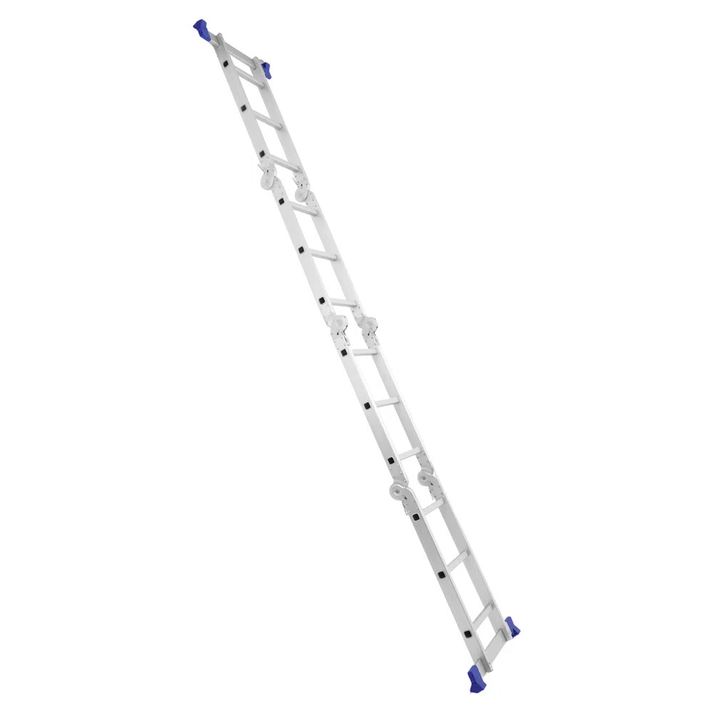 ESCADA MULTIFUNCIONAL COM PLATAF 4X3 MEDIDA TOTAL 3,36 METRO PARA 150KG - Foto 1