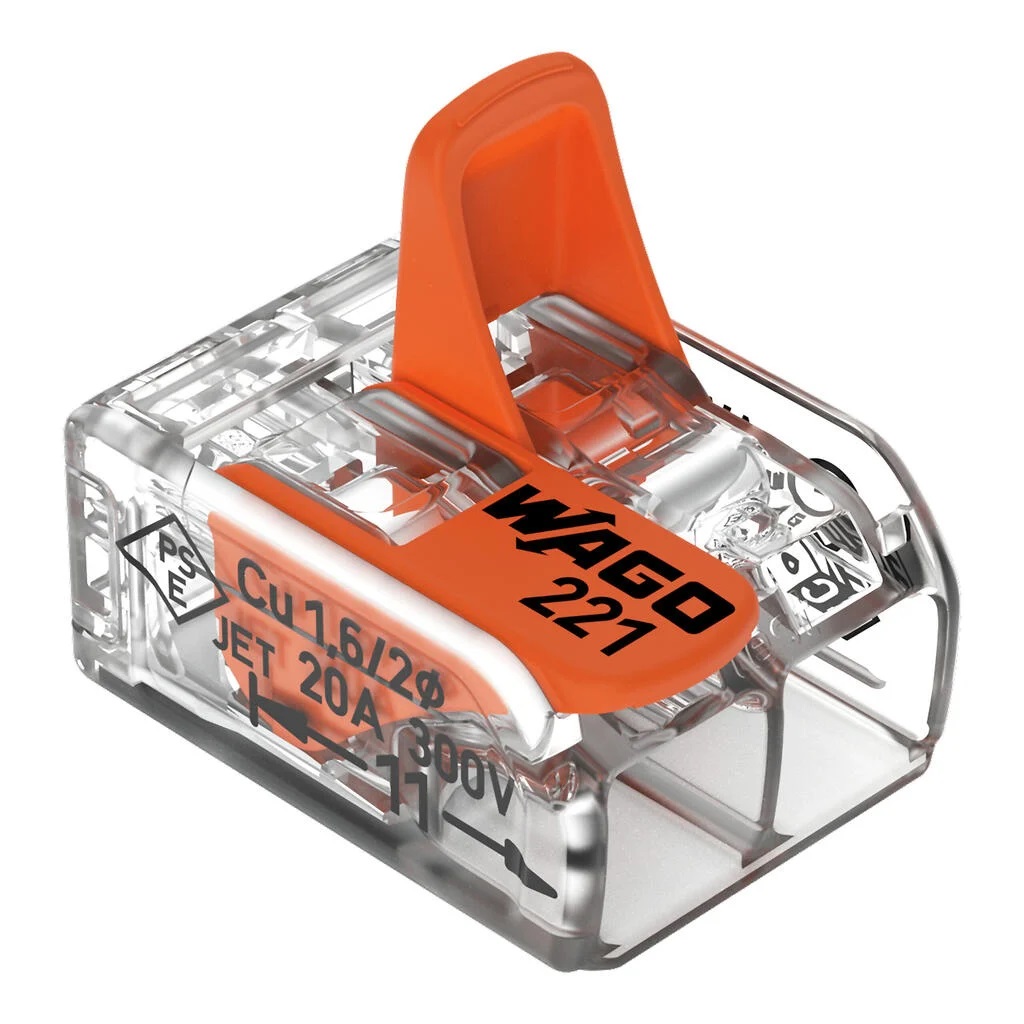 CONECTOR DE EMENDA 2 PLOS (CABO 0,14 MM A 4,00MM) 450V 32A IP20  - Foto 1