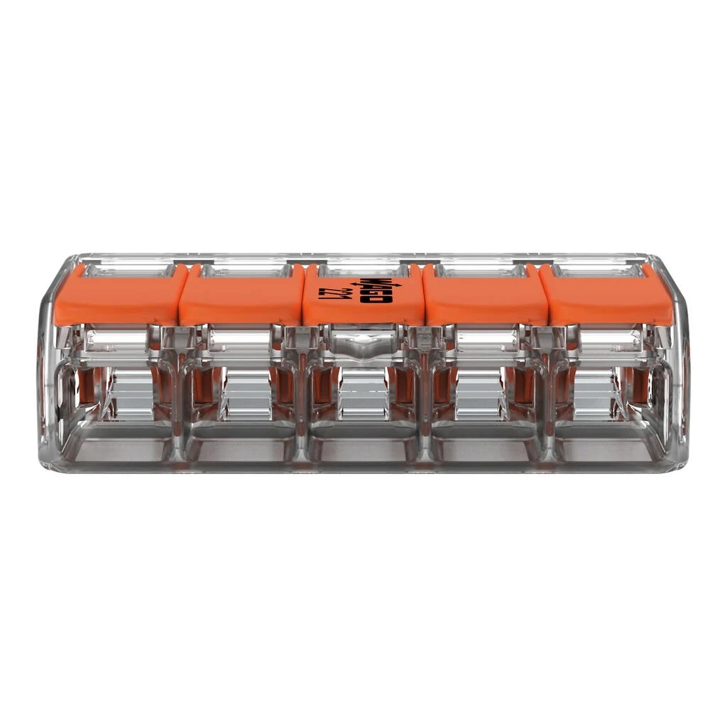 CONECTOR DE EMENDA 5 PLOS (CABO 0,14 MM A 4,00MM) 450V 32A IP20 - Foto 2