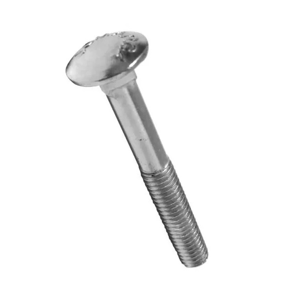 PARAFUSO FRANCES 1/2X1.1/2 WW GRAU 2 PASSO 12 COM PORCA ZINCADO BRANCO