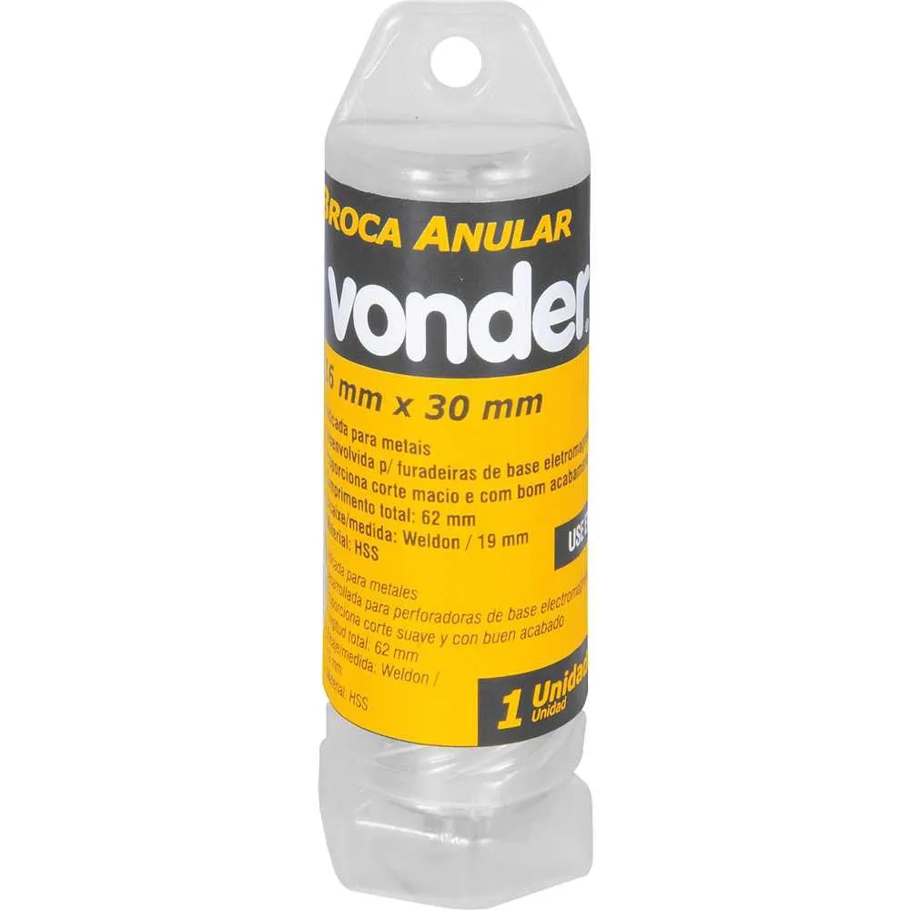 BROCA ANULAR 16X30MM ENCAIXE WELDON - Foto 2