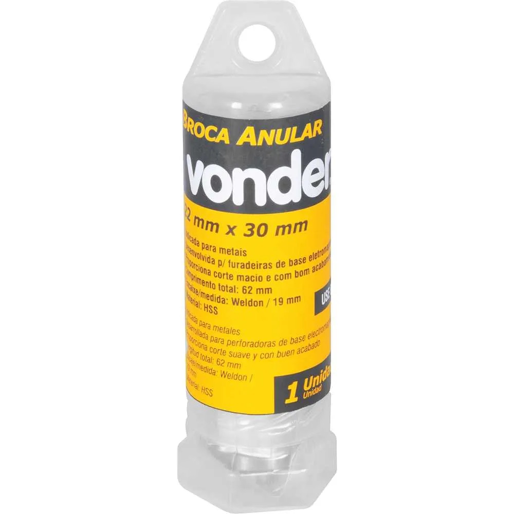 BROCA ANULAR 22X30MM ENCAIXE WELDON - Foto 2