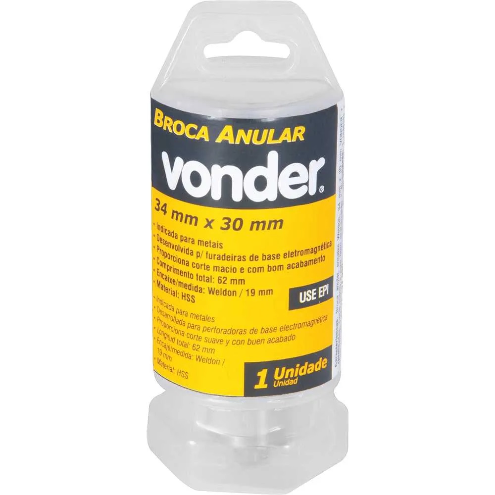 BROCA ANULAR 34X30MM ENCAIXE WELDON - Foto 2