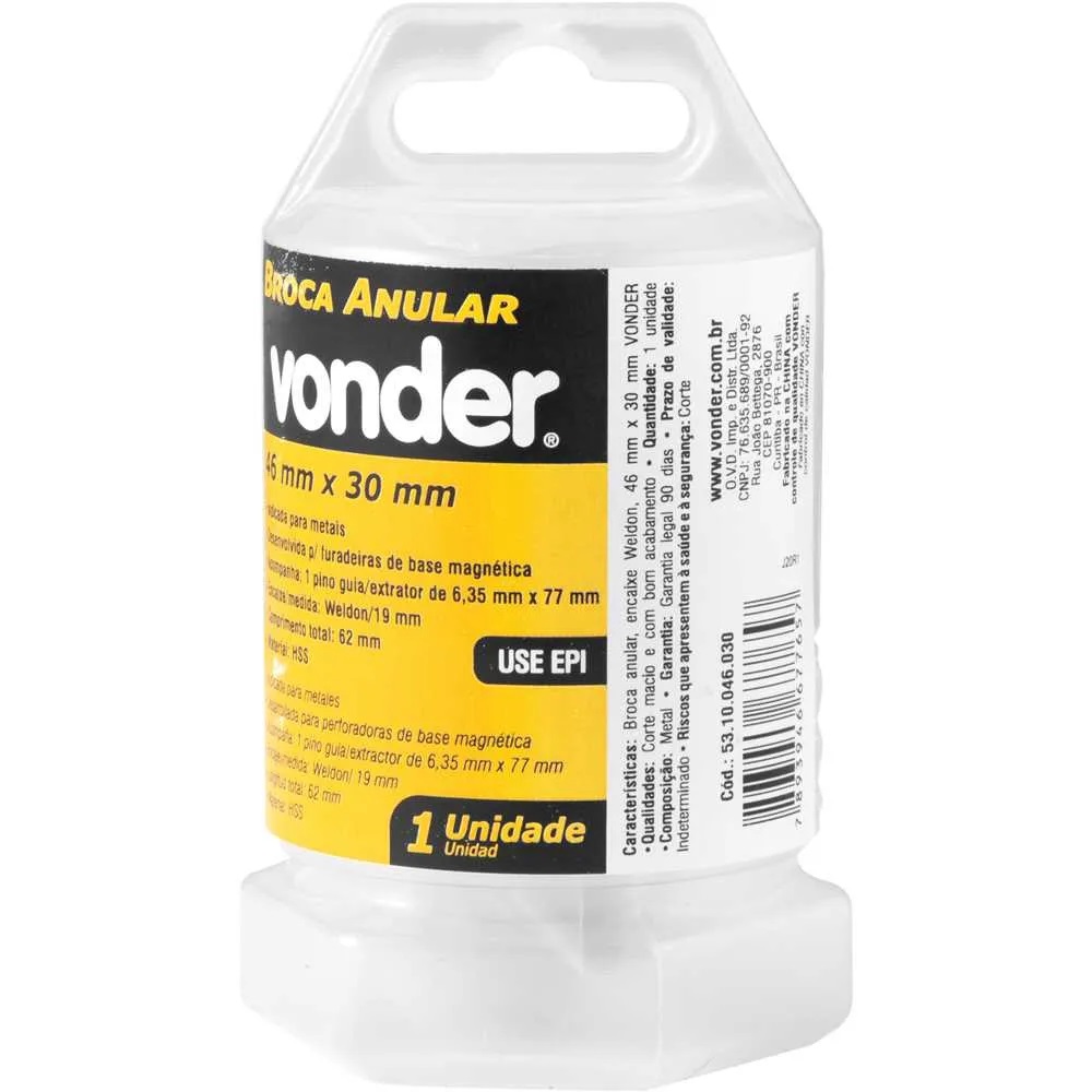 BROCA ANULAR 46X30MM ENCAIXE WELDON - Foto 2