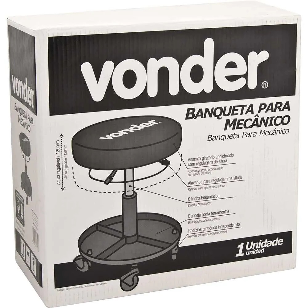 BANQUETA GIRATRIA PARA MECNICO - Foto 4