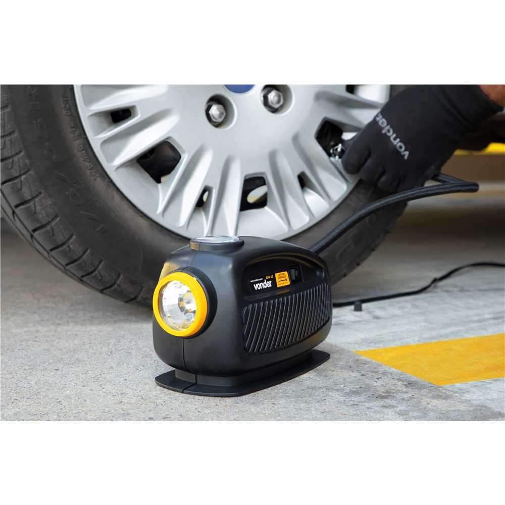 COMPRESSOR DE AR AUTOMOTIVO CAV12 12V CARRO - Foto 4