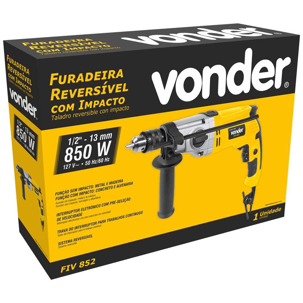 FURADEIRA DE IMPACTO 1/2 FIV852 220V 850W - Foto 3