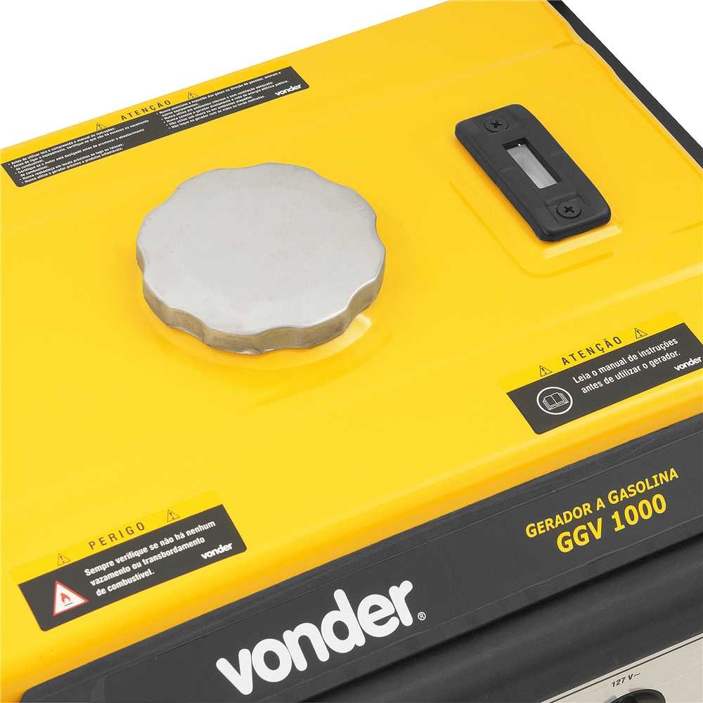 GERADOR A GASOLINA 1000W GGV1000 220V - Foto 2