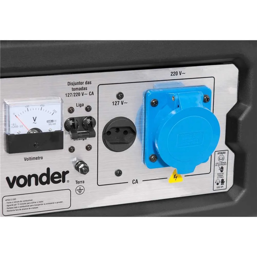 GERADOR A GASOLINA 3100W GGV3100 220V - Foto 1