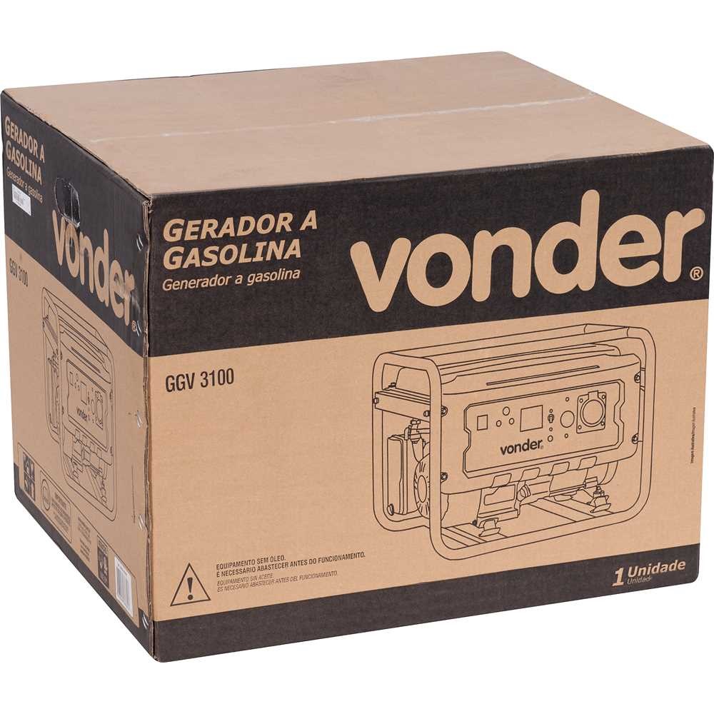 GERADOR A GASOLINA 3100W GGV3100 220V - Foto 2