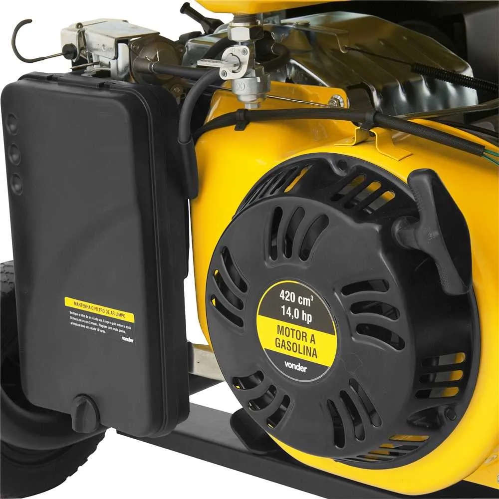 GERADOR A GASOLINA 7100W GGV7100 220V - Foto 4