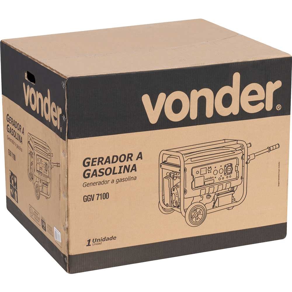 GERADOR A GASOLINA 7100W GGV7100 220V - Foto 6