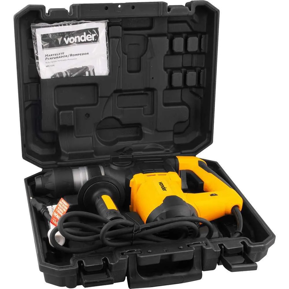 MARTELETE MPV1500 PERFURADOR E ROMPEDOR 1500W 5,5 JOULES 220V - Foto 1