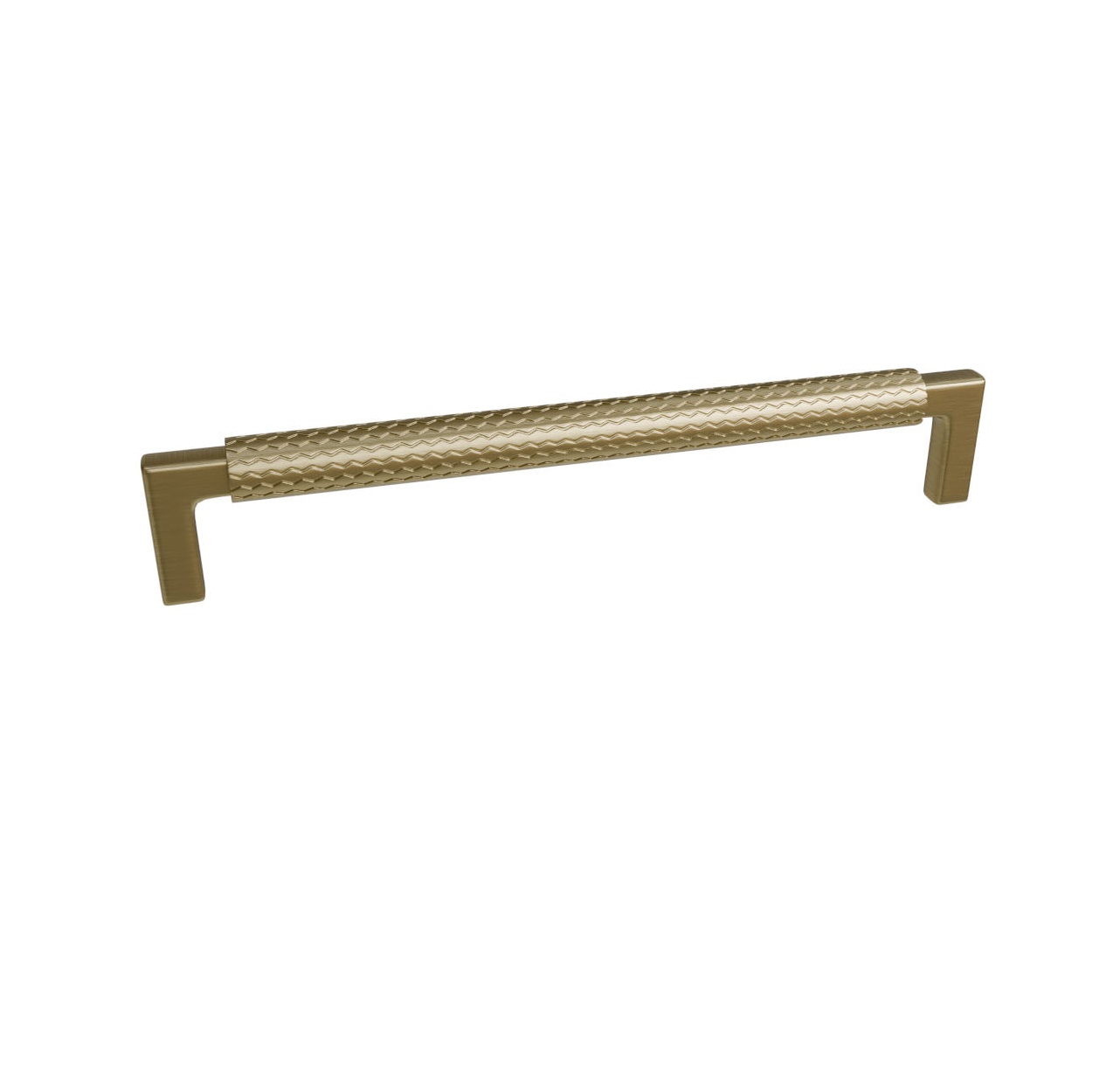 PUXADOR ZAMAC 128MM BRONZE ESCOVADO ZIGRINATO IL1780