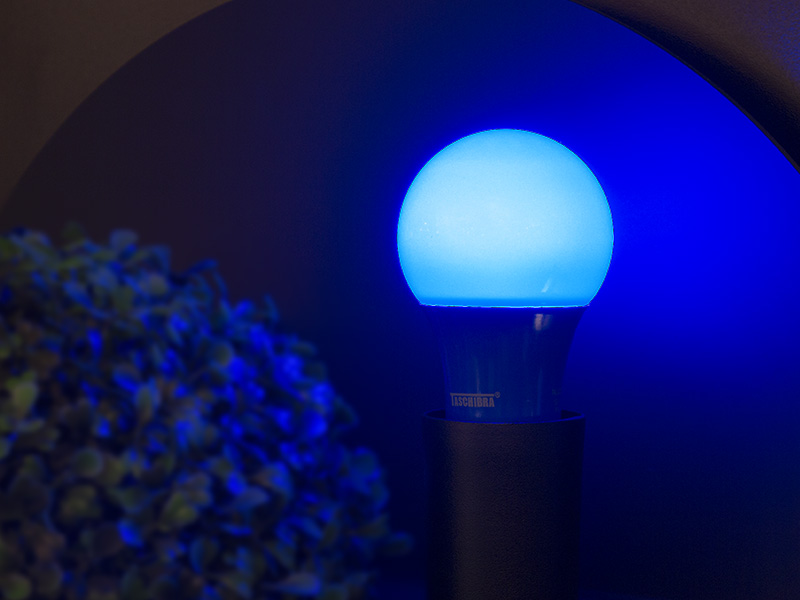 LAMPADA LED BULBO 5W TKL COLORS (AZUL) - Foto 2