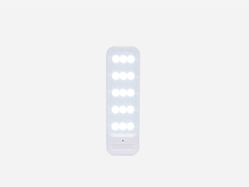 LUMINARIA DE EMERGENCIA LED TLE MINI 100 LUMENS BIVOLT 6500K (BRANCA) - Foto 1
