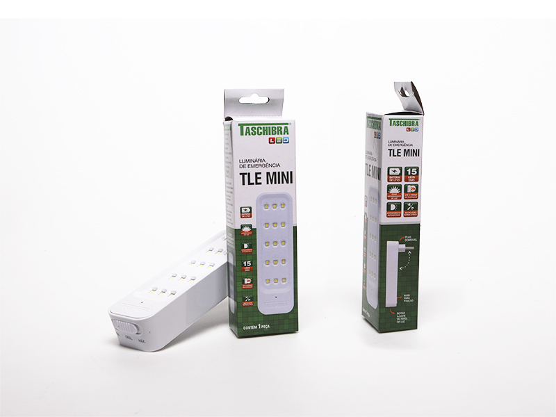 LUMINARIA DE EMERGENCIA LED TLE MINI 100 LUMENS BIVOLT 6500K (BRANCA) - Foto 3