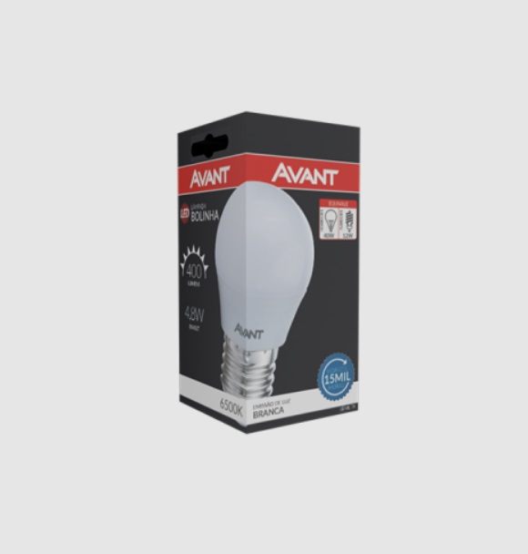 LAMPADA LED 4W BOLINHA 6500K (BRANCA) E27 BIVOLT - Foto 1