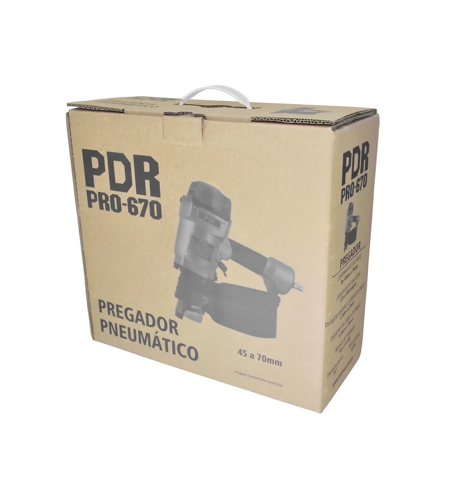 PREGADOR PRO-670 PREGOS 45 A 70MM CAPACIDADE 300 PREGOS PRO-670 - Foto 1