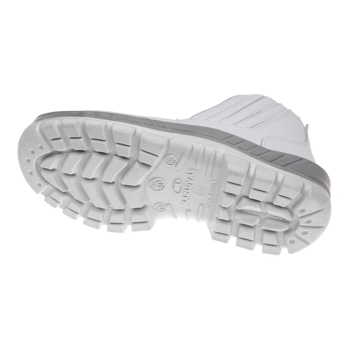 BOTINA 43 MICROFIBRA BRANCA ELASTICO BICO COMPOSITE 70B19-GI-E-C-PAD CA34554 - Foto 1