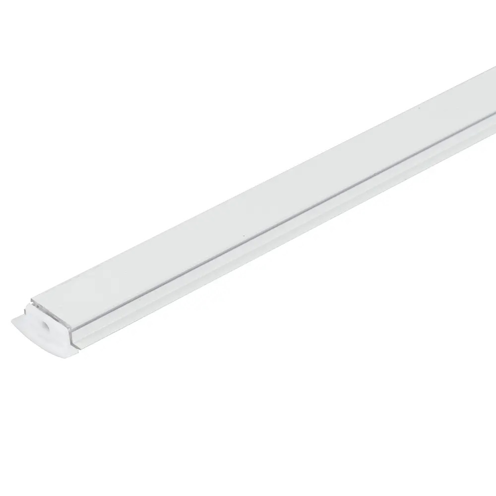 PERFIL ALUMINIO SLIM EMBUTIR 17,4MMX7MM 2 METROS BRANCO - Foto 1