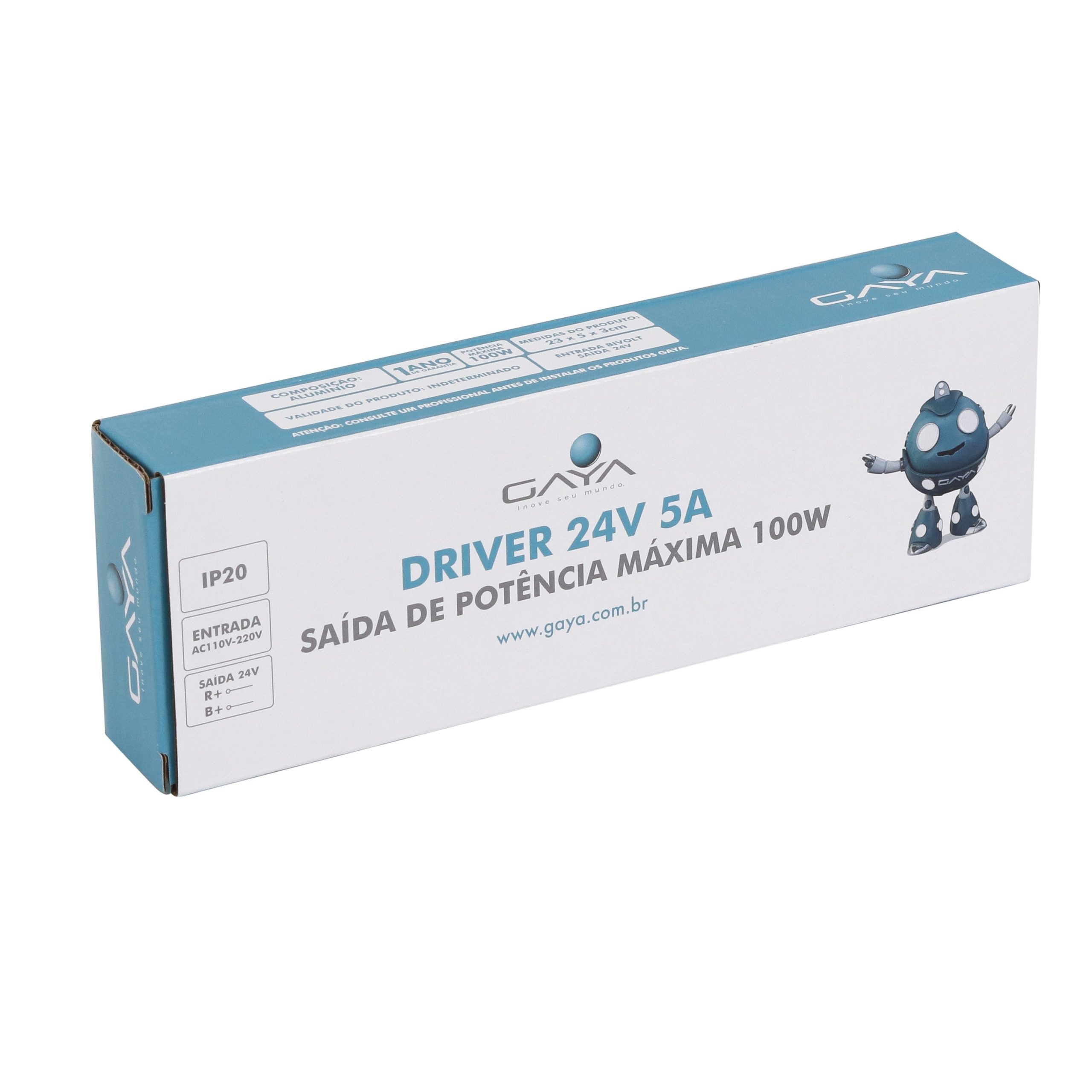 DRIVER SLIM (FONTE) SA�DA 24V 5A 100W - Foto 2