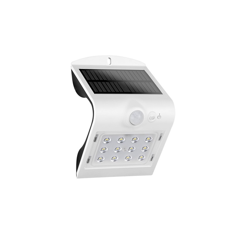 ARANDELA SOLAR LED 3W 6500K (BRANCA) SUNSHINE AS2 (SENSOR PRESENA) - Foto 1
