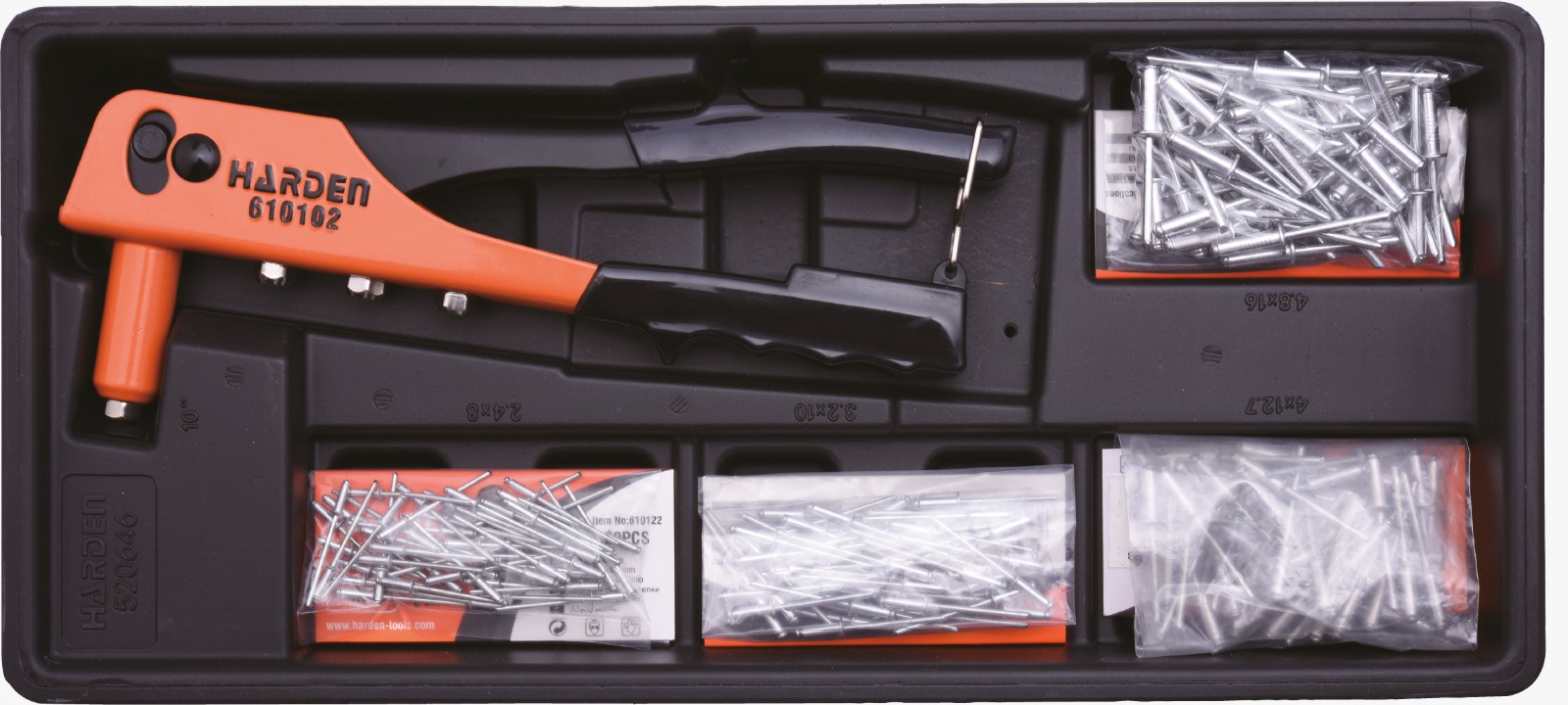 CARRINHO H-520605KIT COM 7 GAVETAS COMPLETO COM 465 PE�AS - Foto 17