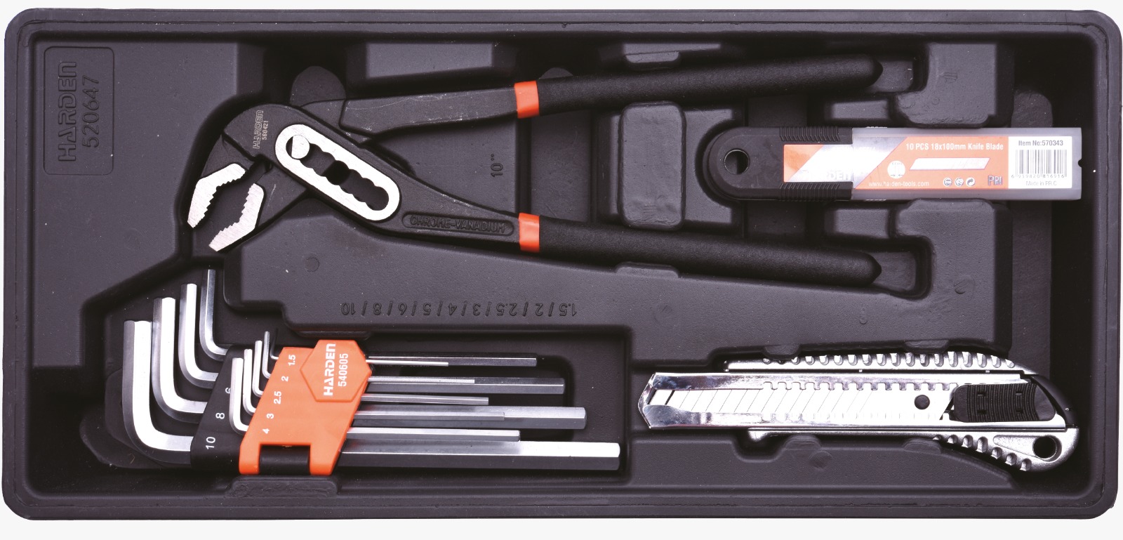 CARRINHO H-520605KIT COM 7 GAVETAS COMPLETO COM 465 PE�AS - Foto 18