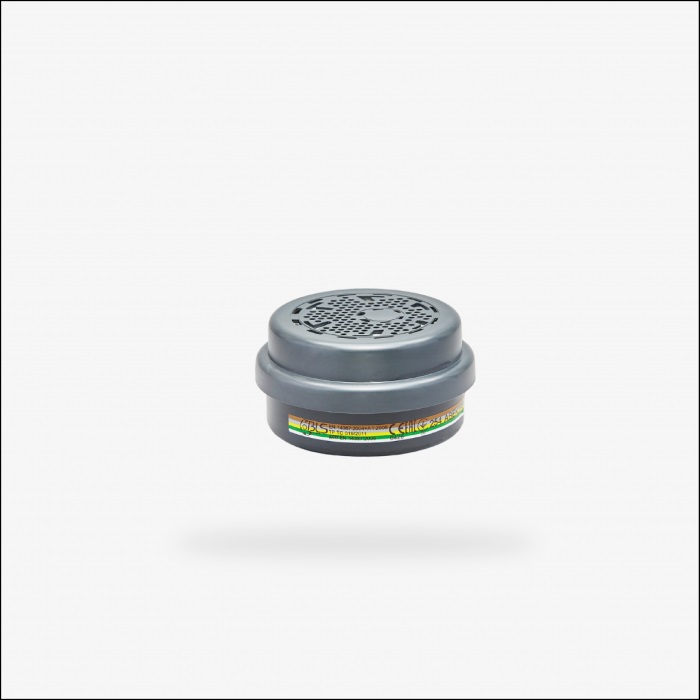KIT COM 2 FILTRO COMBINADO 254 BLS ABEK2P3 (GASES E VAPORES ORGNICOS, INORGNICOS, CIDOS AMONIA, MERCURIO) - Foto 1