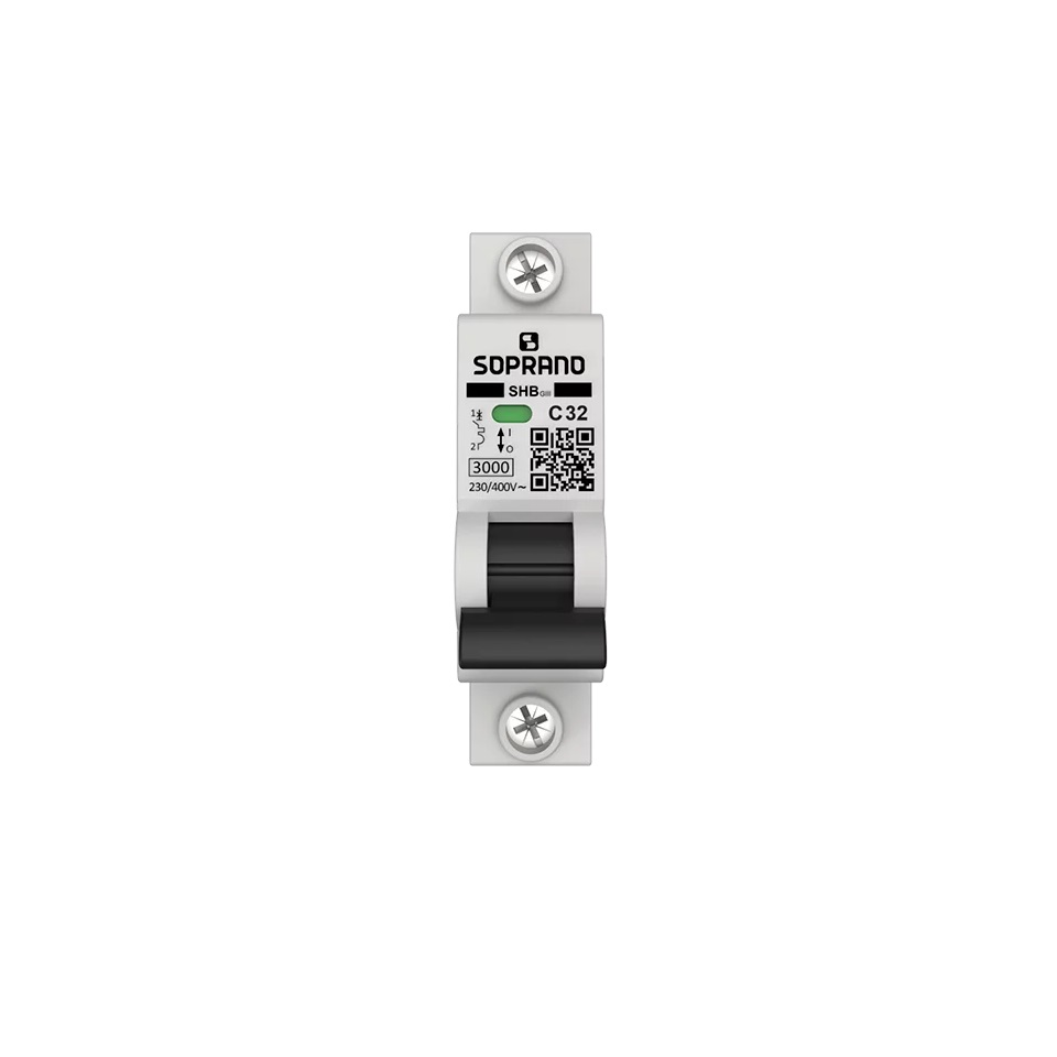 DISJUNTOR DIN 32A MONOPOLAR SHB1 GIII-C032A - Foto 1