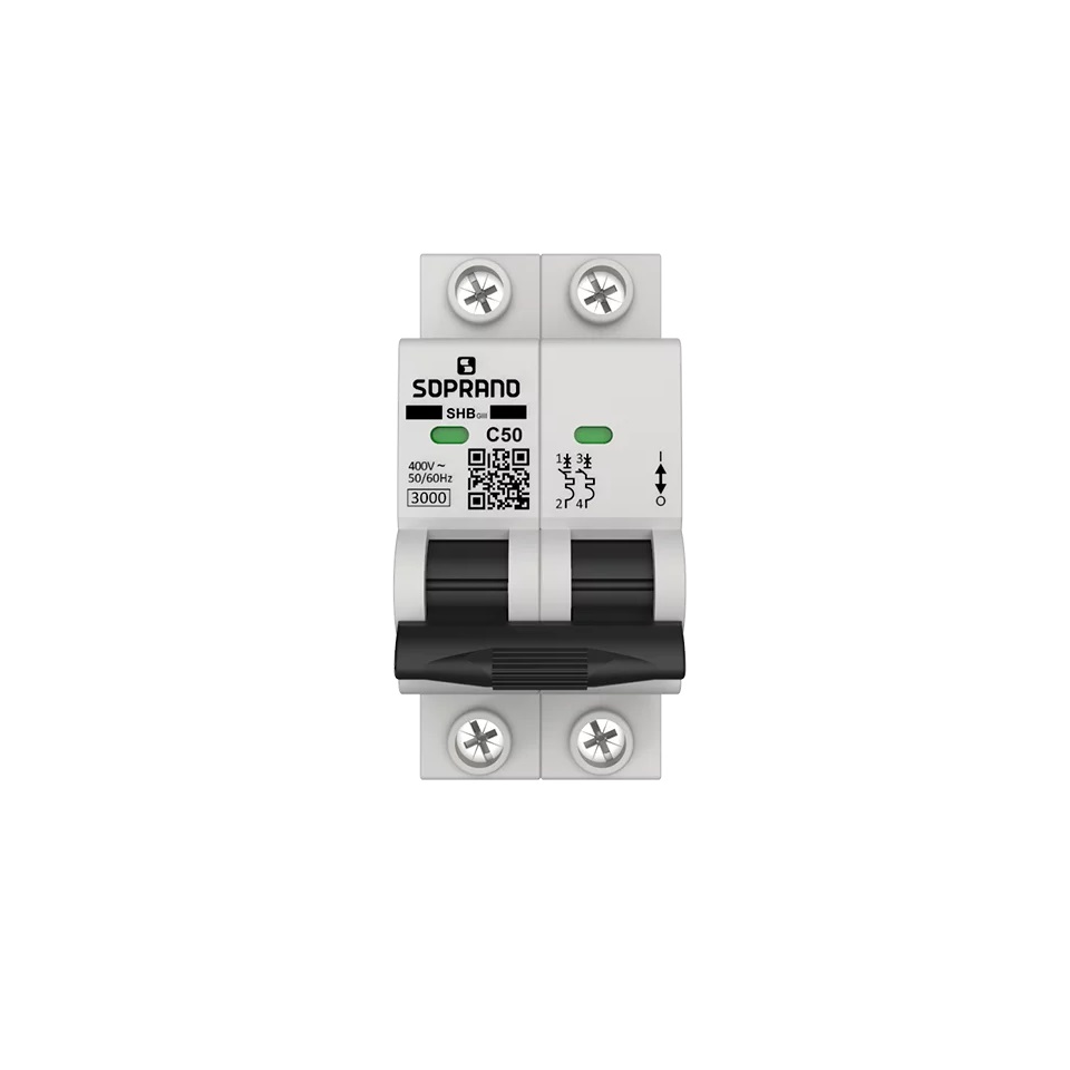 DISJUNTOR DIN 50A BIPOLAR SHB2 GIII-C050A - Foto 1