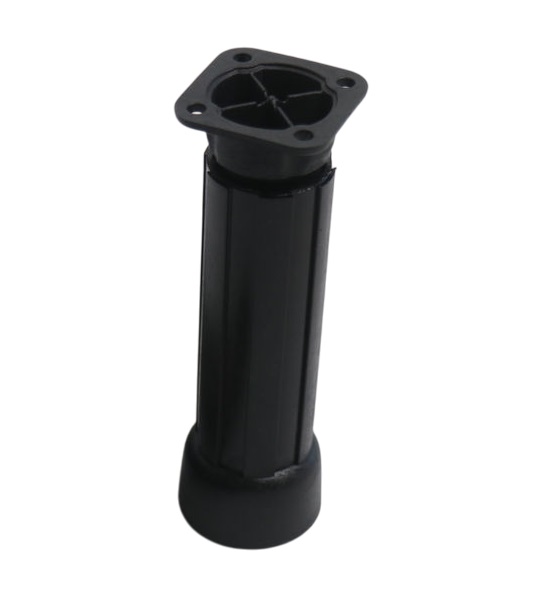 P EM PLSTICO COZINHA REDONDO COM REGULAGEM 130MM A 160MM BRANCO BASE COM 4 FUROS - Foto 1