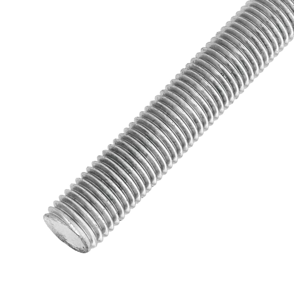 BARRA ROSCADA 3/8 UNC (GRAU 2 - 16 FIOS ) ZINCADO BRANCO (A)