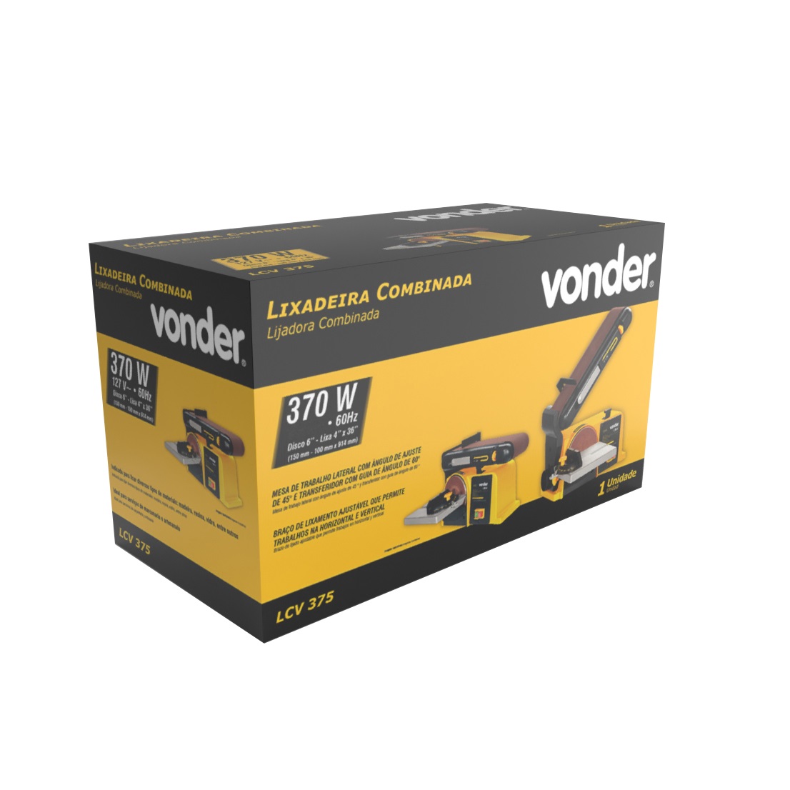 LIXADEIRA COMBINADA LCV375 220V - Foto 4