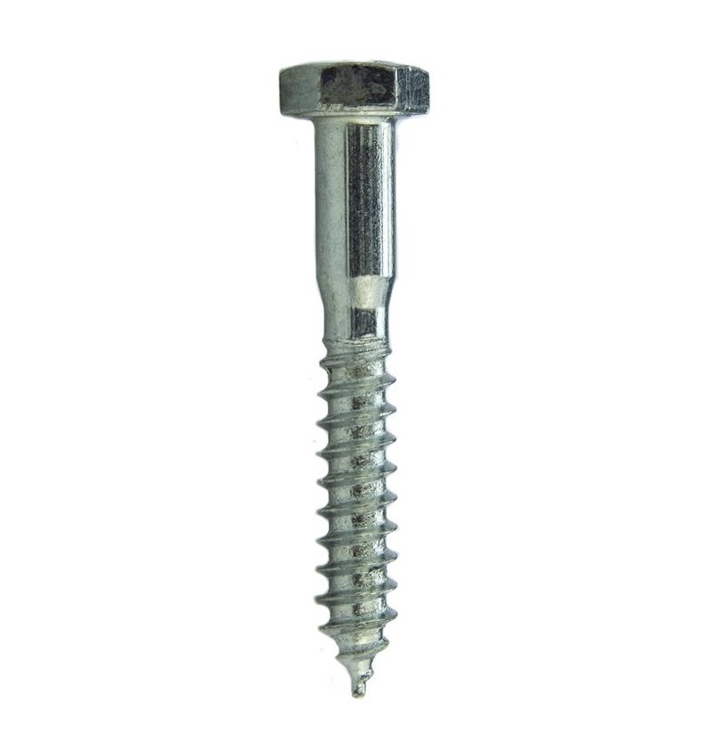 PARAFUSO SEXTAVADO 3/16X30 SOBERBO (GRAU 2 - ROSCA PARCIAL) AO CARBONO ZINCADO BRANCO