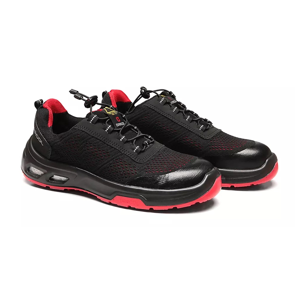 TENIS 37 POLI�STER HIDROFUGADO PRETA AMARRAR BICO PLASTICO SOLA TRIDENSIDADE CA48865 ELETRECISTA DETROIT(3023BTHT4600EL) - Foto 4