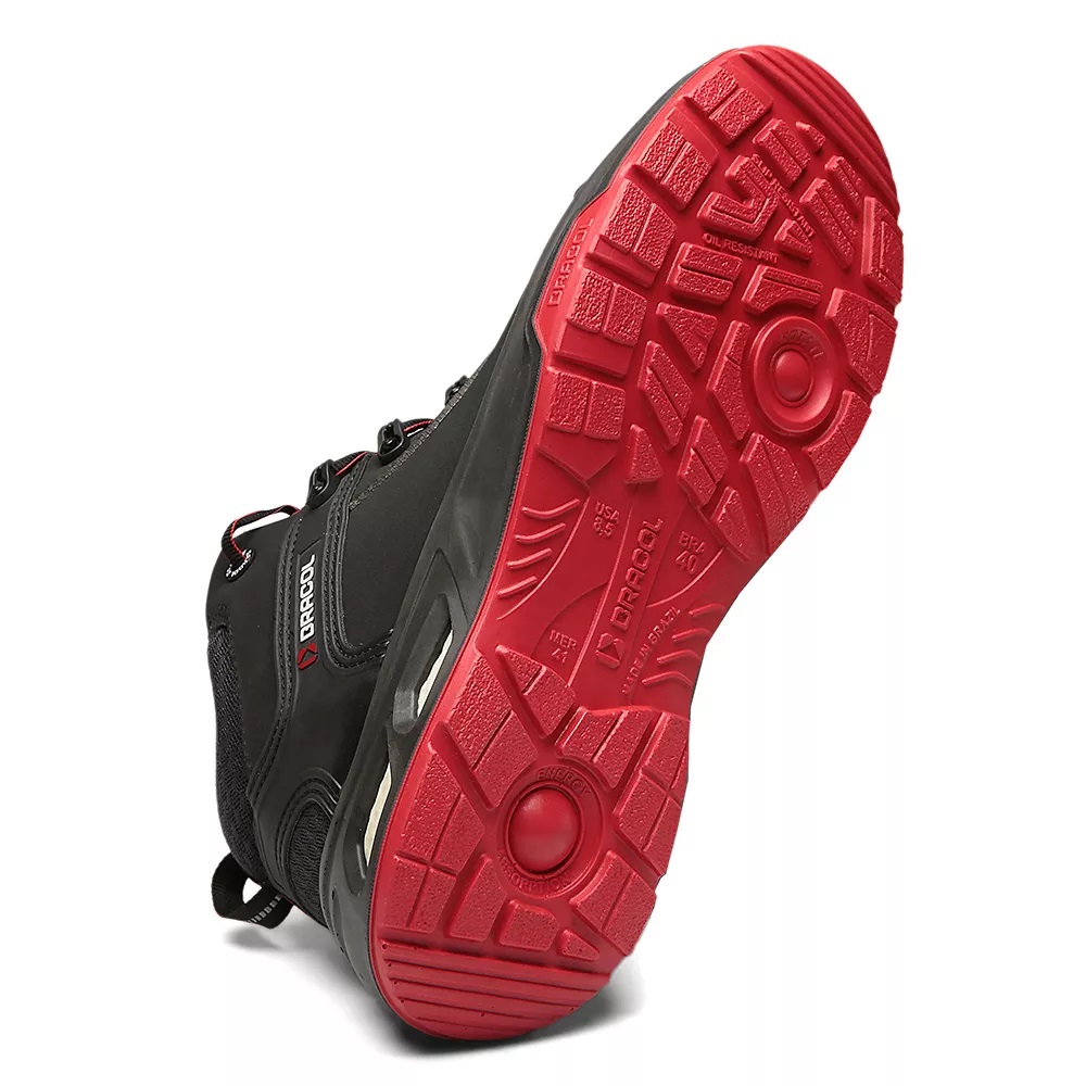 TENIS 42 CANO ALTO MICROFIBRA HIDROPELENTE PRETA AMARRAR SEM BICO SOLA TRIDENSIDADE CA488397 DETROIT PRO(3023BTIM4700LL) - Foto 3