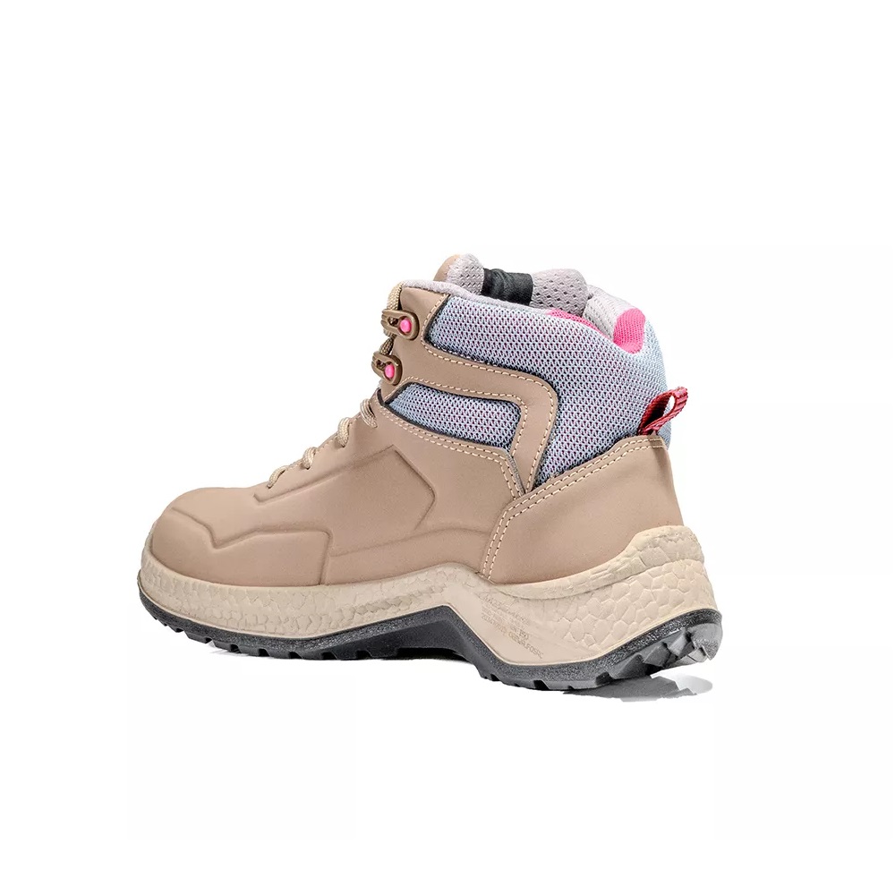 BOTINA ELLA 38 CANO ALTO MICROFIBRA CAQUI AMARRAR COMM BICO SOLA BIDENSIDADE ANABELA CA42307  ESMERALDA(4038BHPM4700LL) - Foto 1