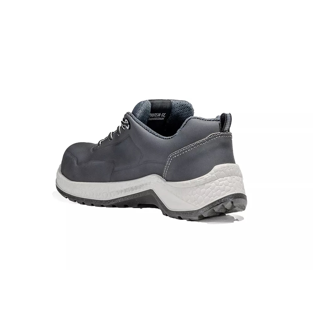 SAPATO ELLA 39 CINZA AMARRAR MICROFIBRA BICO PLASTICO PU BIDENSIDADE CA312339 SAFIRA(4038BHMM4700LL) - Foto 1