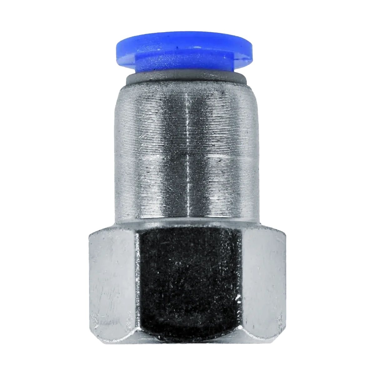 CONEXAO INST PU RETA TUBO 8MM ROSCA F.1/8BSP