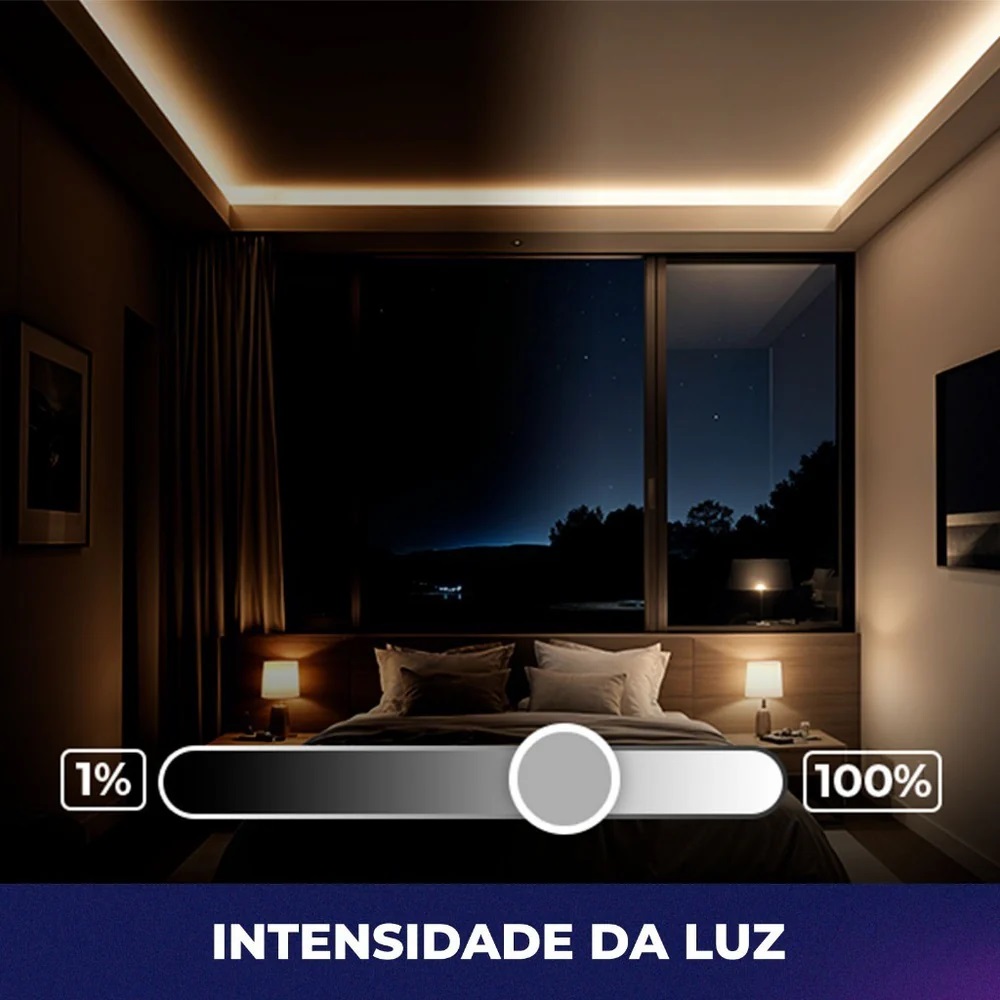 CONTROLADORA INTELIGENTE CCT PARA FITA LED WIFI+BLE CCT + RGB EKHM-T3901-5WB - Foto 1