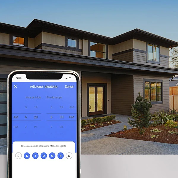 INTERRUPTOR INTELIGENTE TOUCH 2.5D 2 BOTOES PRETO VIDRO/ABS 4X2 (WI-FI) EKAT-T307-2P - Foto 3