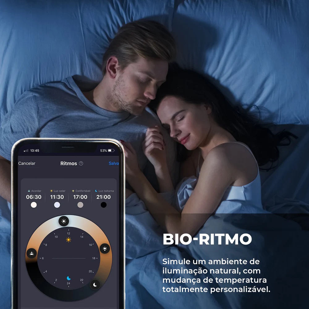 PAINEL LED INTELIGENTE SMART RGB+W 24W 1900 LUMENS (2700-6500K) EMBUTIR QUADRADO 30X30 (WI-FI) EKHM-T2024EQ - Foto 3