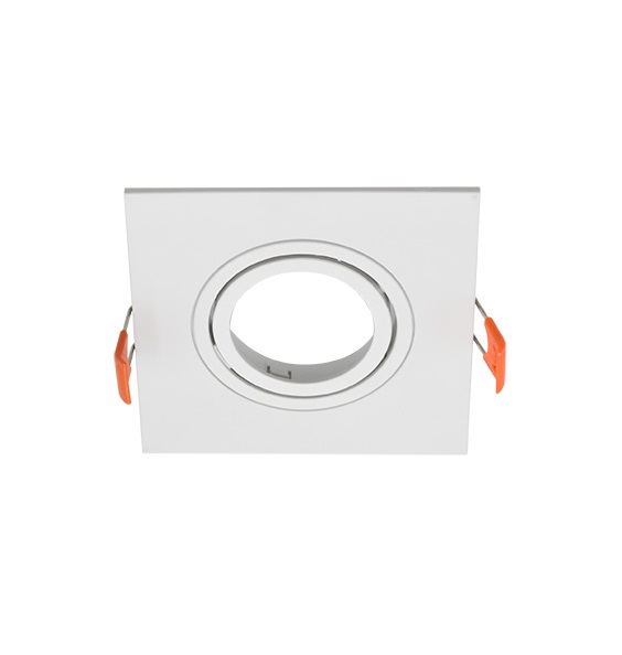 SPOT EMBUTIR VISTA QUADRADO MR16 GU10 9W  BRANCO (LAMPADA N�O INCLUSA) - Foto 1