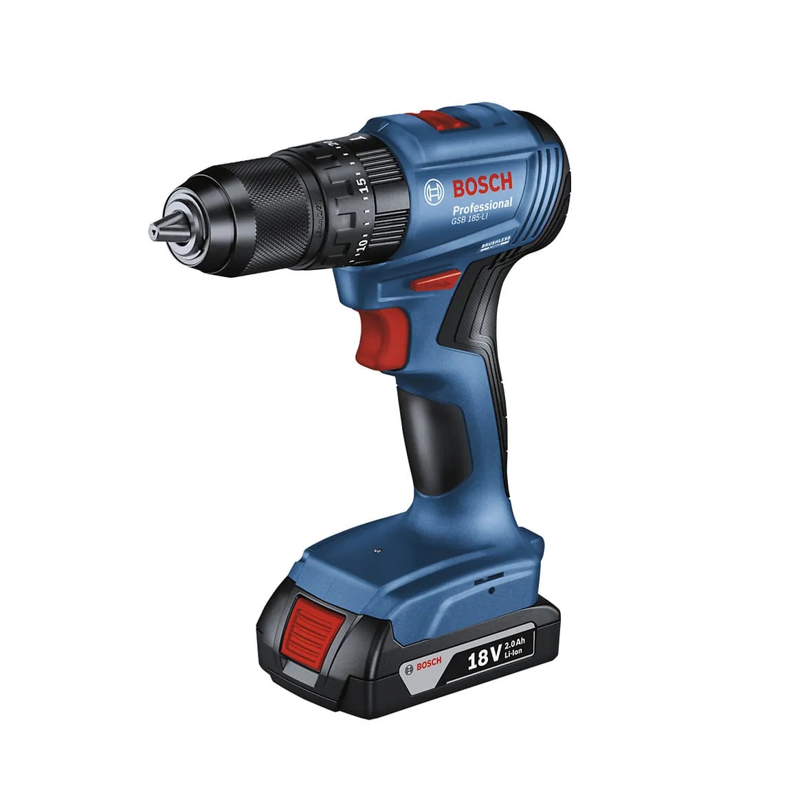 PARAFUSADEIRA E FURADEIRA IMPACTOGSB185LI-1BX 18V 1 BATERIA COM 23 ACESS�RIOS - Foto 4