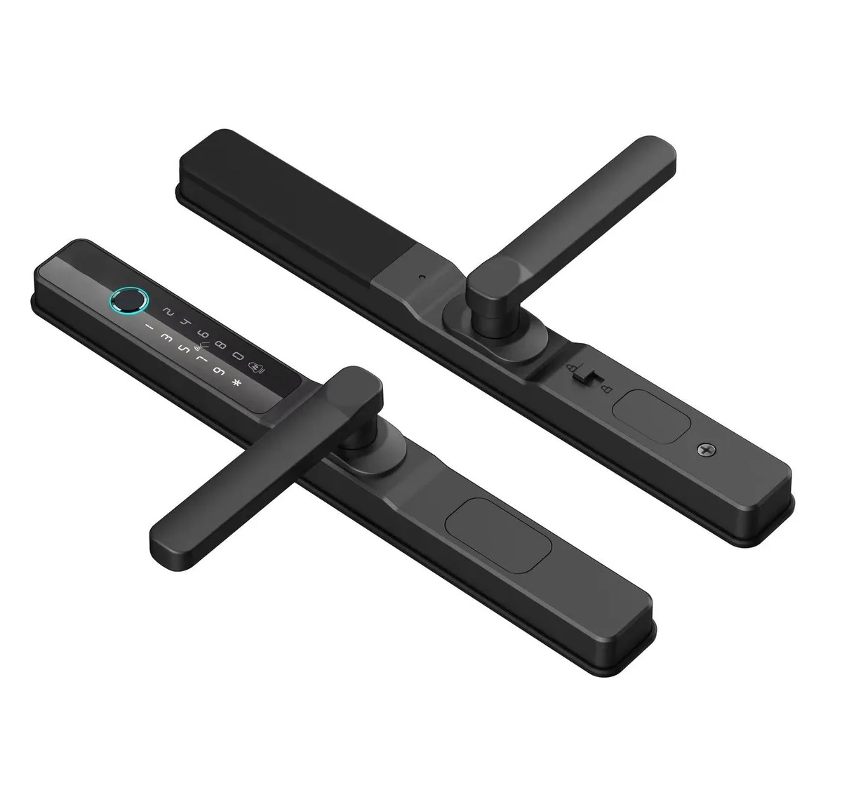 FECHADURA DIGITAL INTELIGENTE BIOMETRIA IP65 SA-FD11A-PV (WI-FI) PORTA DE ALUMINIO - Foto 1