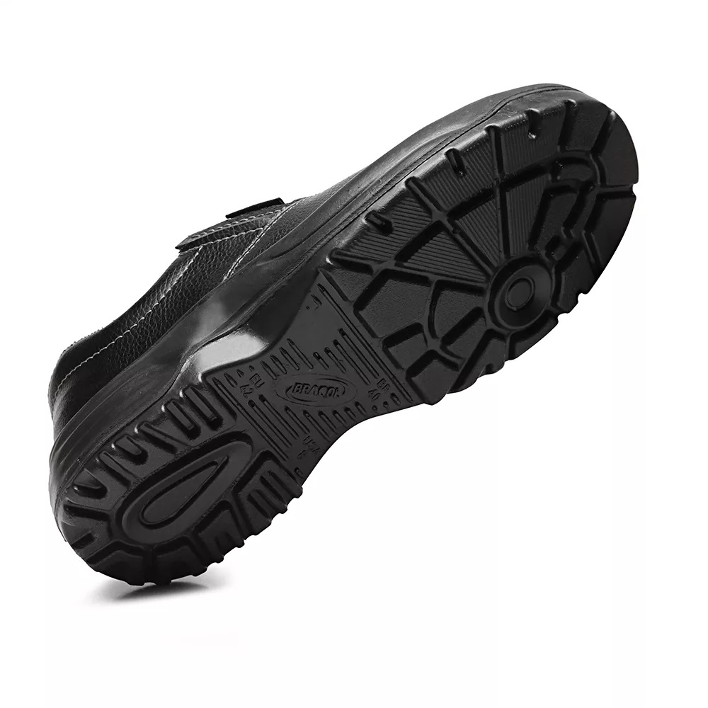 SAPATO 42 MICROFIBRA PRETO ELASTICOCOM BICO PLASTICO SOLA BIDENSIDADE 4021RTEM4600LL CA29951 SERVICE - Foto 3